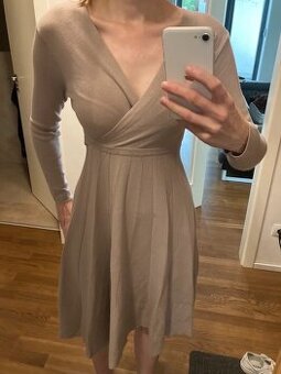 Šedohnědé šaty XS/S