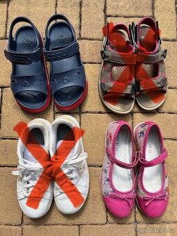 Dívčí boty 34 - baleríny, sandály kroksy Coqui