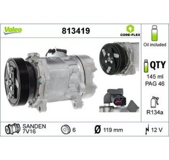 Kompresor, klimatizace VALEO 813419