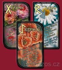 RUNY - KVĚTINOVÉ RUNY - Vykládací karty