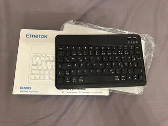Bezdrátová klávesnice Emetok EM003 – jako nová