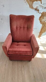 Prodám křeslo s taburetem 2 sady