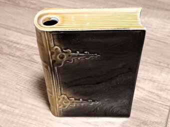 Keramická nádoba ve tvaru zavřené knihy - KZ BECHYNĚ