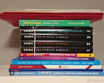 Sada 12 ks učebnic CHEMIE pro SŠ - Mareček, Honza