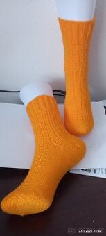 Ručně pletené ponožky
