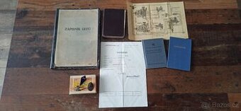 ČSR pozůstalost stíhacího pilota 50 léta, kapitán.