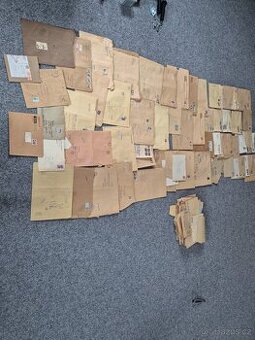 Známky na dopisech (celistvosti) cca 1955-1980