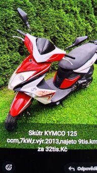 Prodám skútr 125 ccm 7 kw 9000 km.