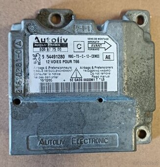 Jednotka airbagů Peugeot 307cc