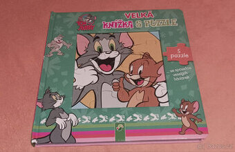 Velká kniha s puzzle Tom a Jerry
