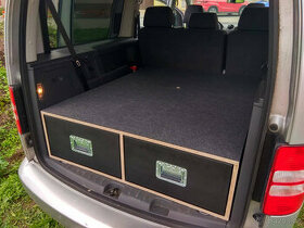 Obytná vestavba, camperbox do VW Caddy Maxi