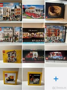 Lego creator, icon modulární domy, auta a další