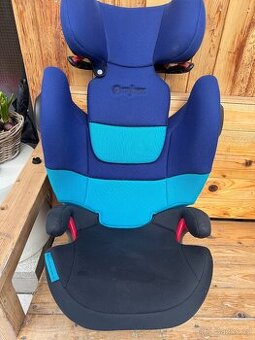 Autosedačky Cybex 15-36kg 2x černá a 1x modro-černá s Isofix