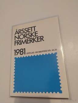 ZNÁMKY KOMPLET.1981.....NORSKO