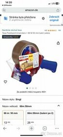 Paskovačku na baliky a krabice.