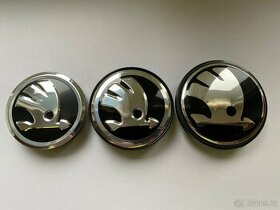 Středy ALU kol škoda 4ks - 56mm, 60mm, 65mm