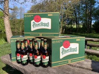 pivo Pilsner Urquell Exportní hnědá lahev 0,33l vývozní