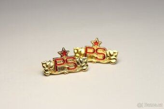 Odznaky PS Pohraniční Stráž, krásny stav - zlaté ČSSR, ČSLA