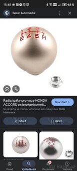 Řadící páka Honda Accord, Civic ufo