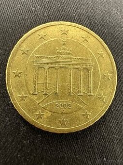 Vzácná 50 € cent 2002 A - 1