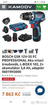 BOSCH GSR 12V-35 FC PROFESSIONAL