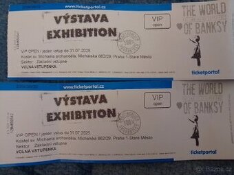Vstupenky na výstavu World of Banksy 1+1 zdarma