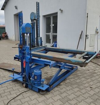 mobilní nůžkový hydraulický zvedák - přetěsněný+nový olej
