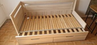 Rozkládací postel 90 x 200 dvojlůžko
