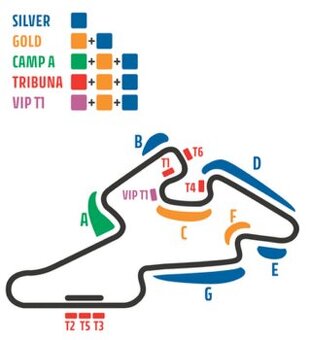 2x Vstupenka - Moto GP Brno - GOLD (přírodní tribuna)