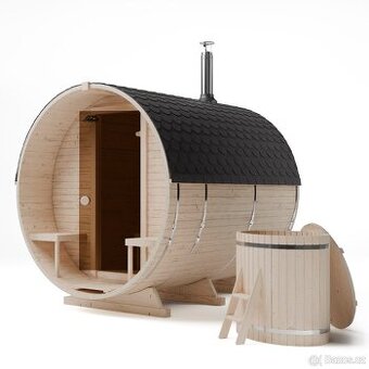 ZAHRADNÍ SUDOVÁ SAUNA 240cm DIY 2KR