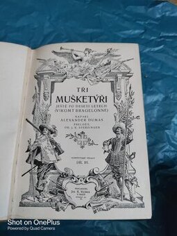 5 x knihy-historické romány,Alexander Dumas - Tři mušketýři - 1