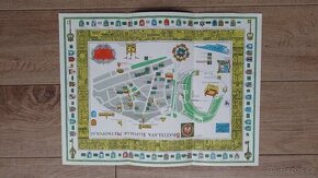 Prodám retro mapu Bratislava Slovaciae Metropolita, rok 1972