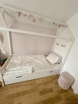 Domečkova postel s úložným prostorem
