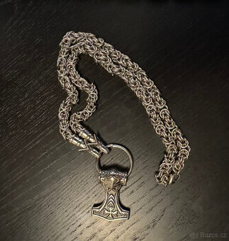 Thorovo kladivo / Mjolnir - ocelový přívěšek