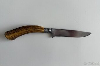 Starý lovecký nůž zavazák, pravé paroží