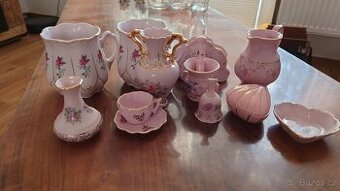 Sada Růžové porcelánové sady