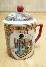 Hrníček s pokličkou, čínský porcelán