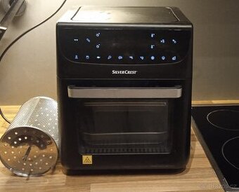Horkovzdušná fritéza Silvercrest gril, sušička 9v1, v zaruce