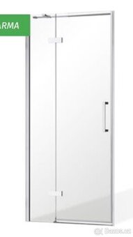 Sprchové skleněné dveře do niky