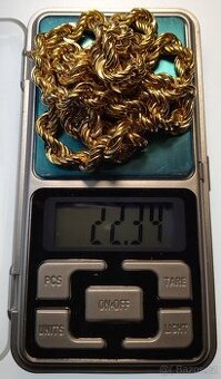 Zlatý Řetízek Valis 6mm, 60cm, Punc 750 - 18 Karátů, 22.34 g