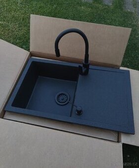 Granitový dřez s Flexi baterií NOVÝ