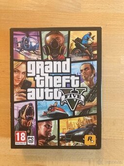 GTA V 5 kompletní originální balení (krabice + mapa)