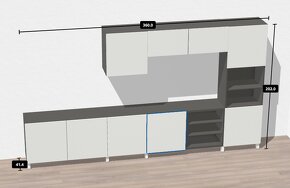 IKEA BESTA obývací stěna - 1