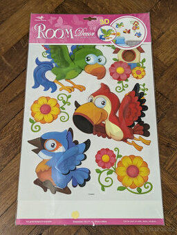 small foot Dekorace/samolepky na zeď - Papoušci