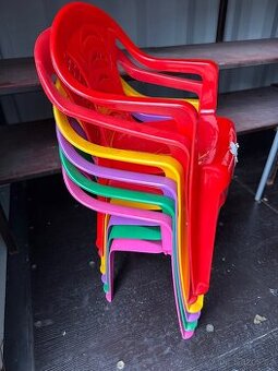 Plastova zidle detska