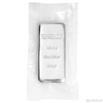 Stříbrný slitek Bessergold (CZ) 1000g