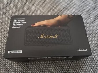 Nerozbalený Bluetooth reproduktor Marshall Emberton III