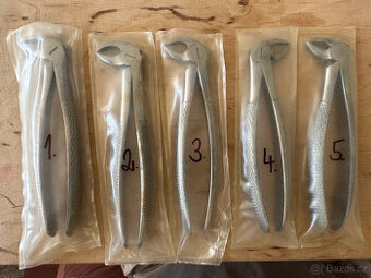 NEPOUŽITÉ zubařské extrakční kleště CHIRANA