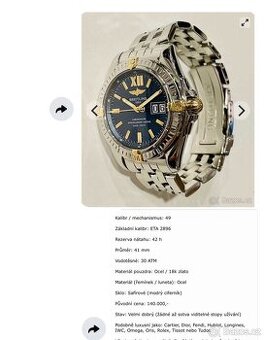 Švýcarské hodinky Breitling