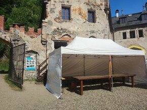 Nůžkový stan 6x3m